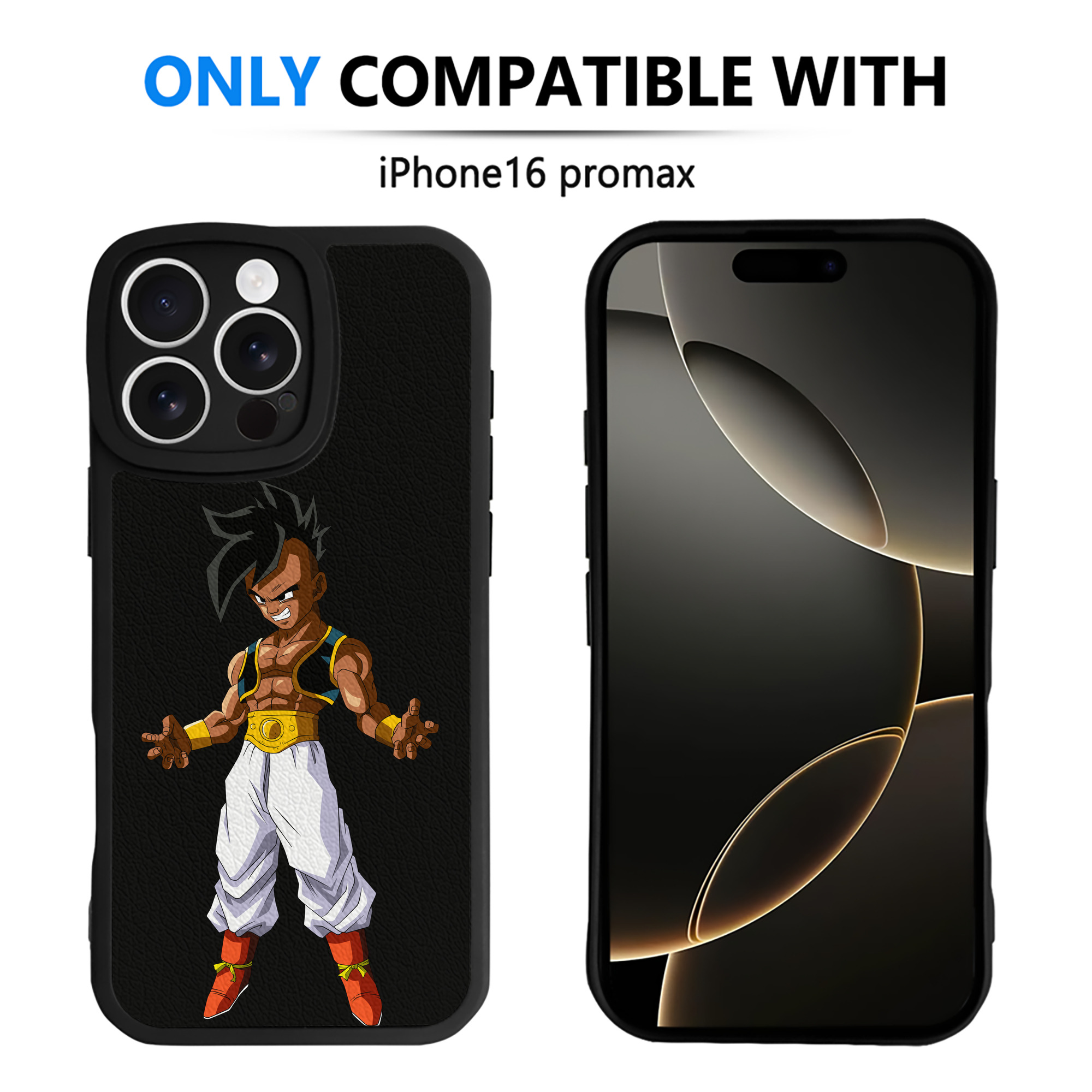 （画像用） ドラゴンボール DRAGON BALL 【iPhone 16シリーズ対応】シリコンスマホケース（レザー調） 材質：シリコン